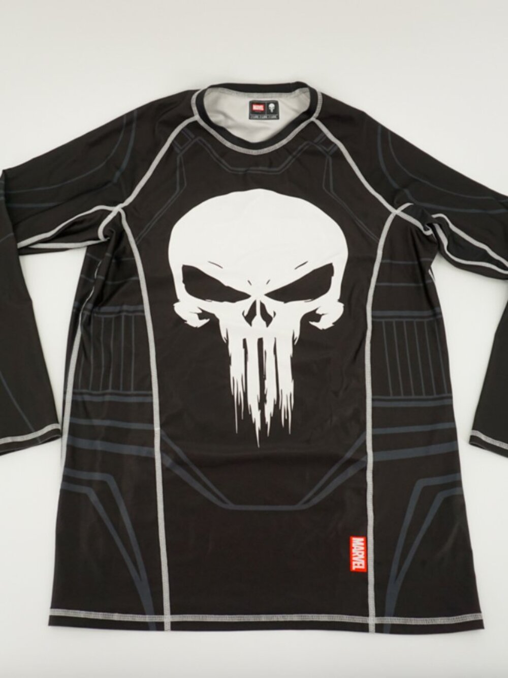 MARVEL The Punisher Super X Compression Long Sleeve Shirt MMA Series Men's XL